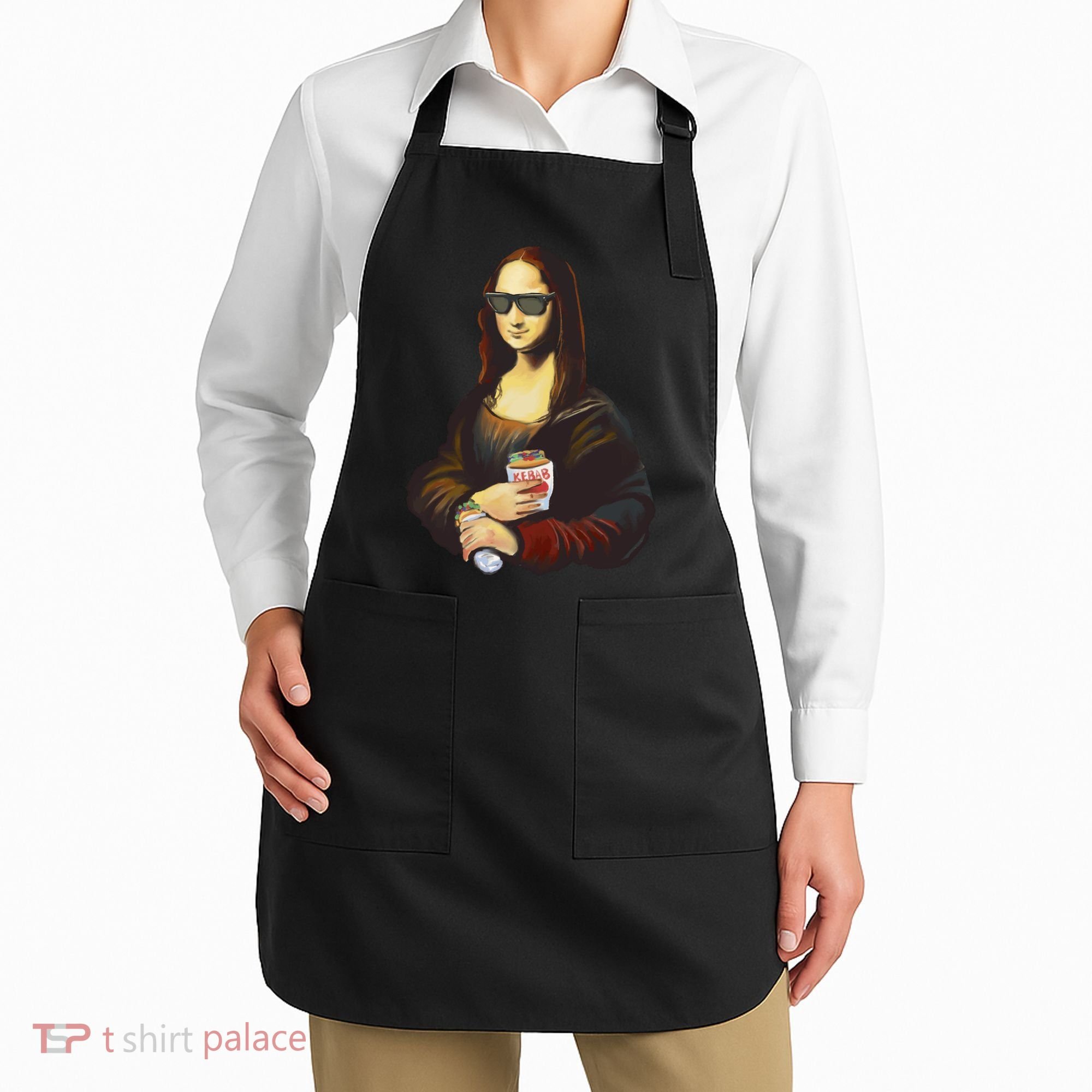 Mona Lisa Kebab Apron