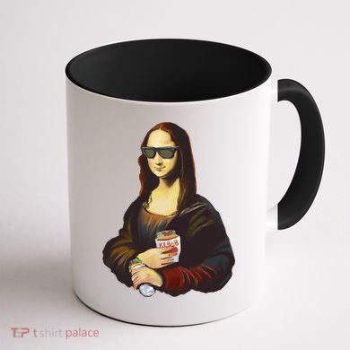 Mona Lisa Kebab Coffee Mug back