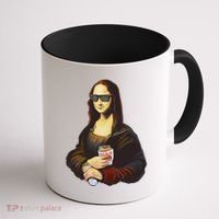 Mona Lisa Kebab Coffee Mug thumb 1