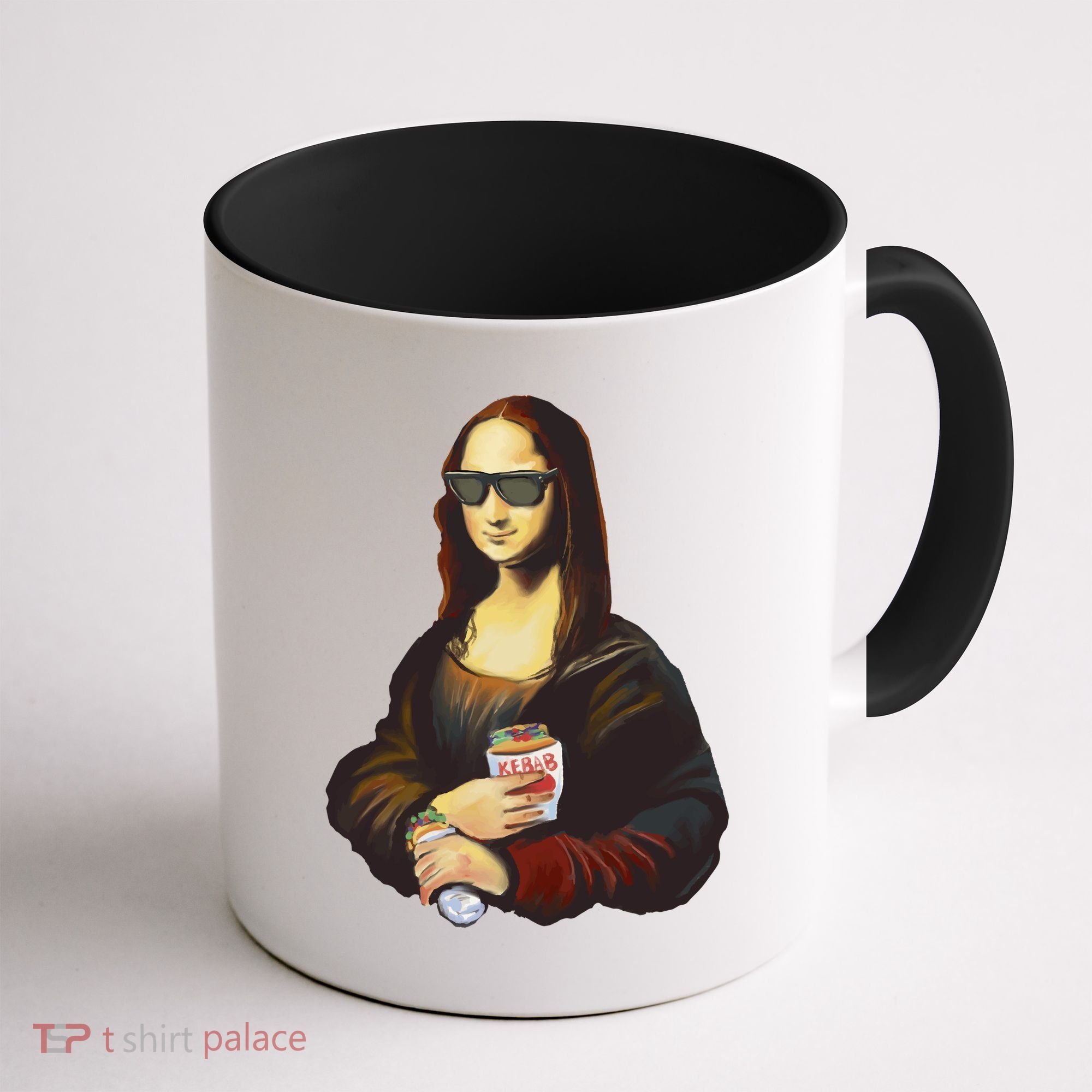 Mona Lisa Kebab Coffee Mug