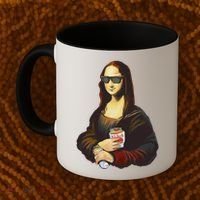 Mona Lisa Kebab Coffee Mug thumb 2