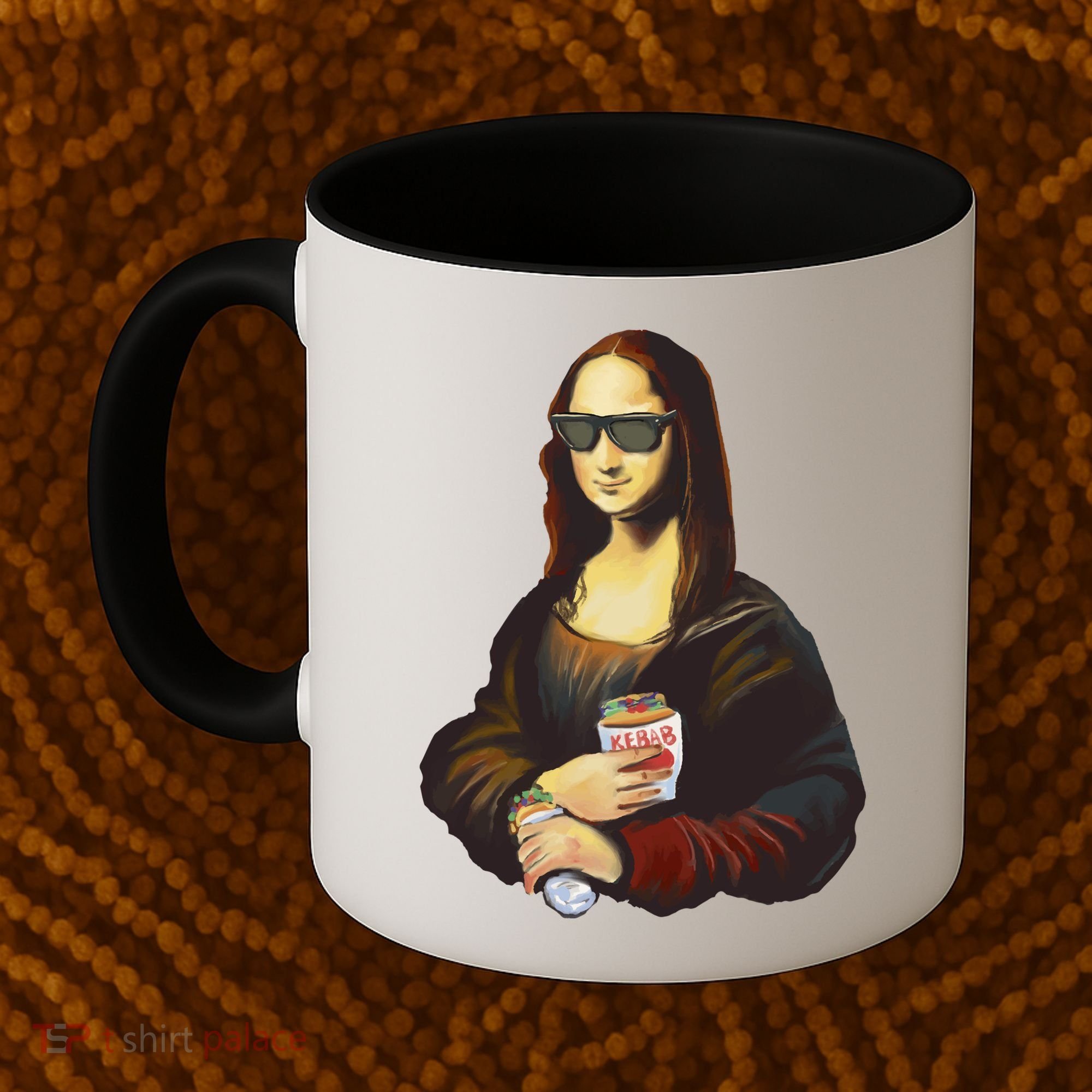 Mona Lisa Kebab Coffee Mug