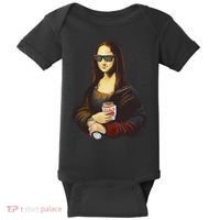 Mona Lisa Kebab Baby Bodysuit thumb 0
