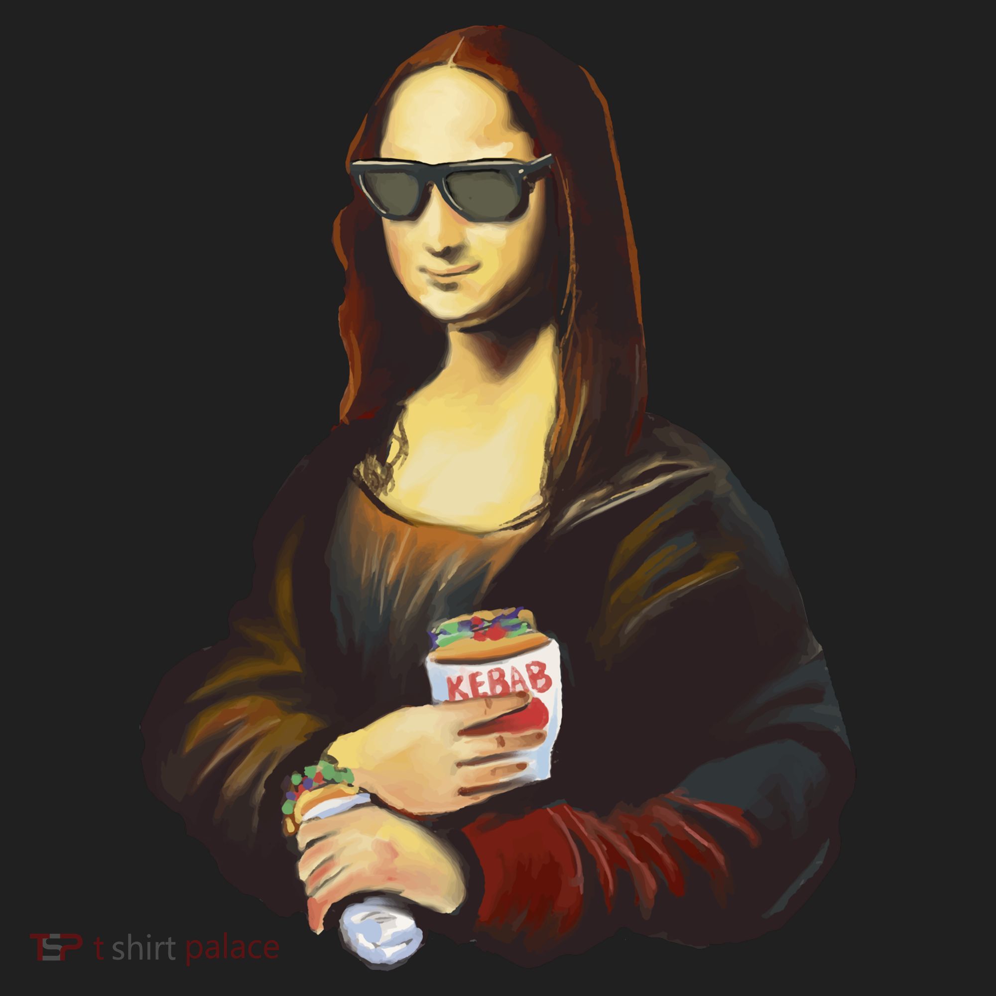 Mona Lisa Kebab Hat