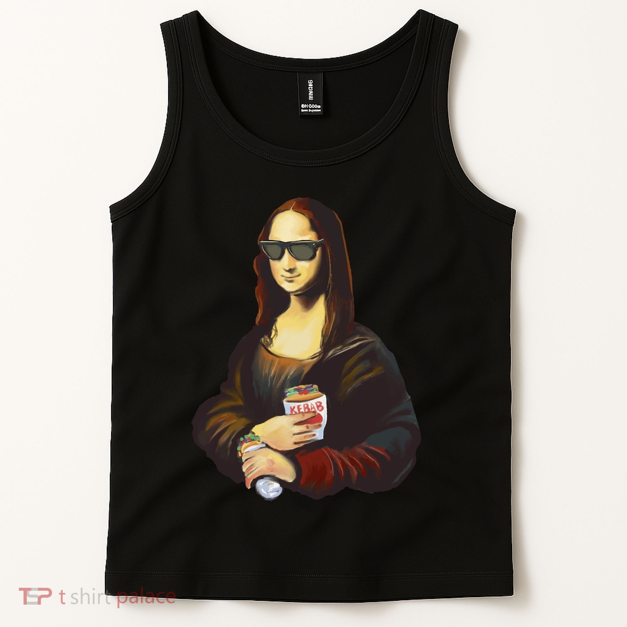 Mona Lisa Kebab Tank Top