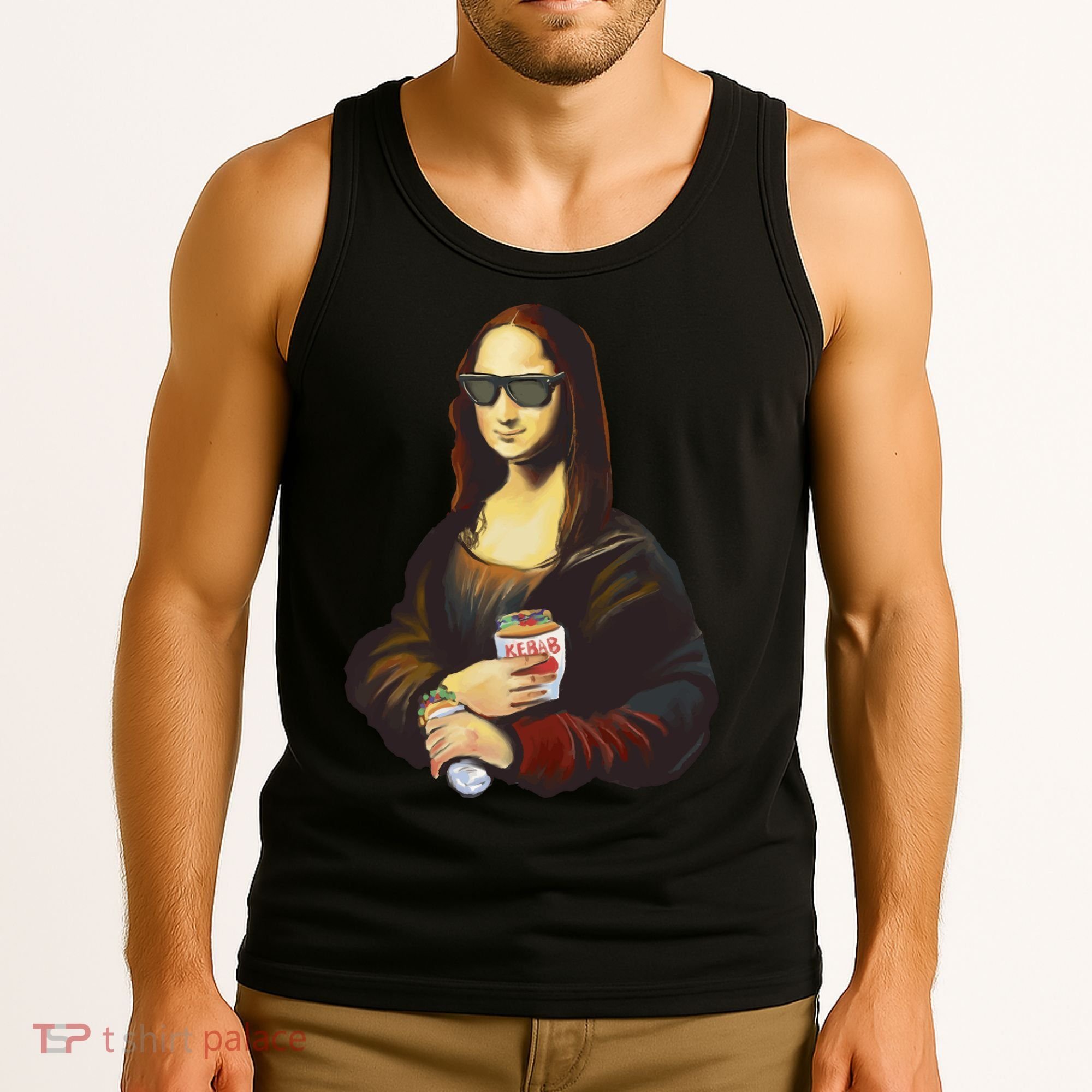 Mona Lisa Kebab Tank Top