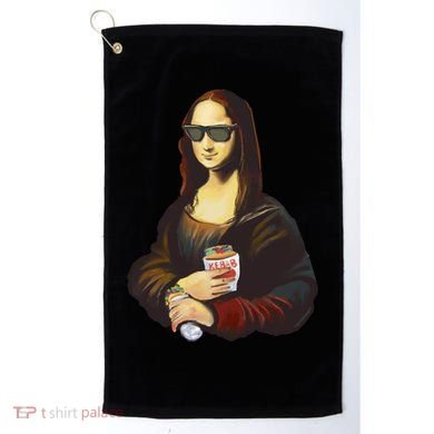 Mona Lisa Kebab Golf Towel