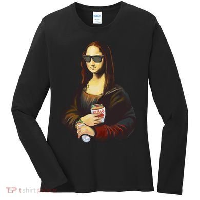 Mona Lisa Kebab Women's Long Sleeve Shirt