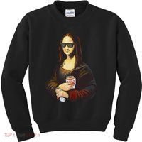 Mona Lisa Kebab Kids Sweatshirt thumb 0