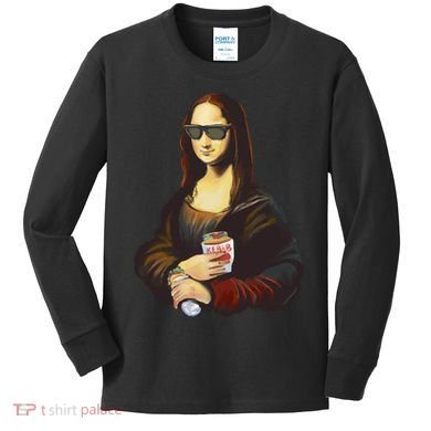 Mona Lisa Kebab Kids Long Sleeve Shirt
