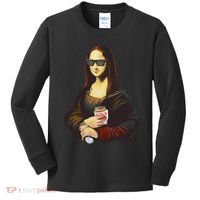 Mona Lisa Kebab Kids Long Sleeve Shirt thumb 0