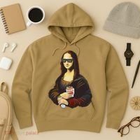 Mona Lisa Kebab Hoodie thumb 3