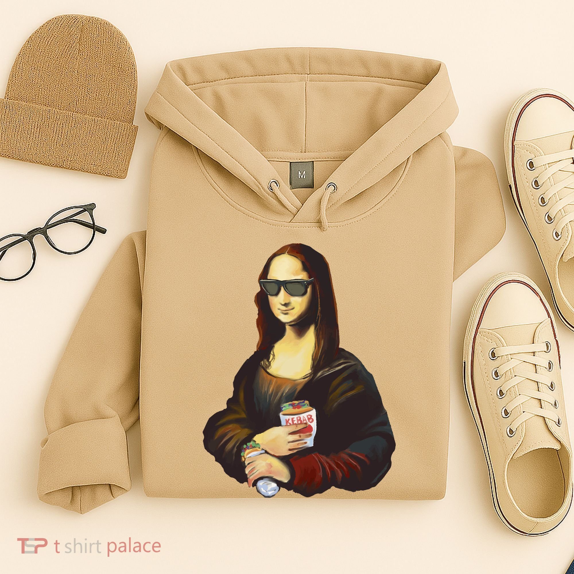 Mona Lisa Kebab Hoodie