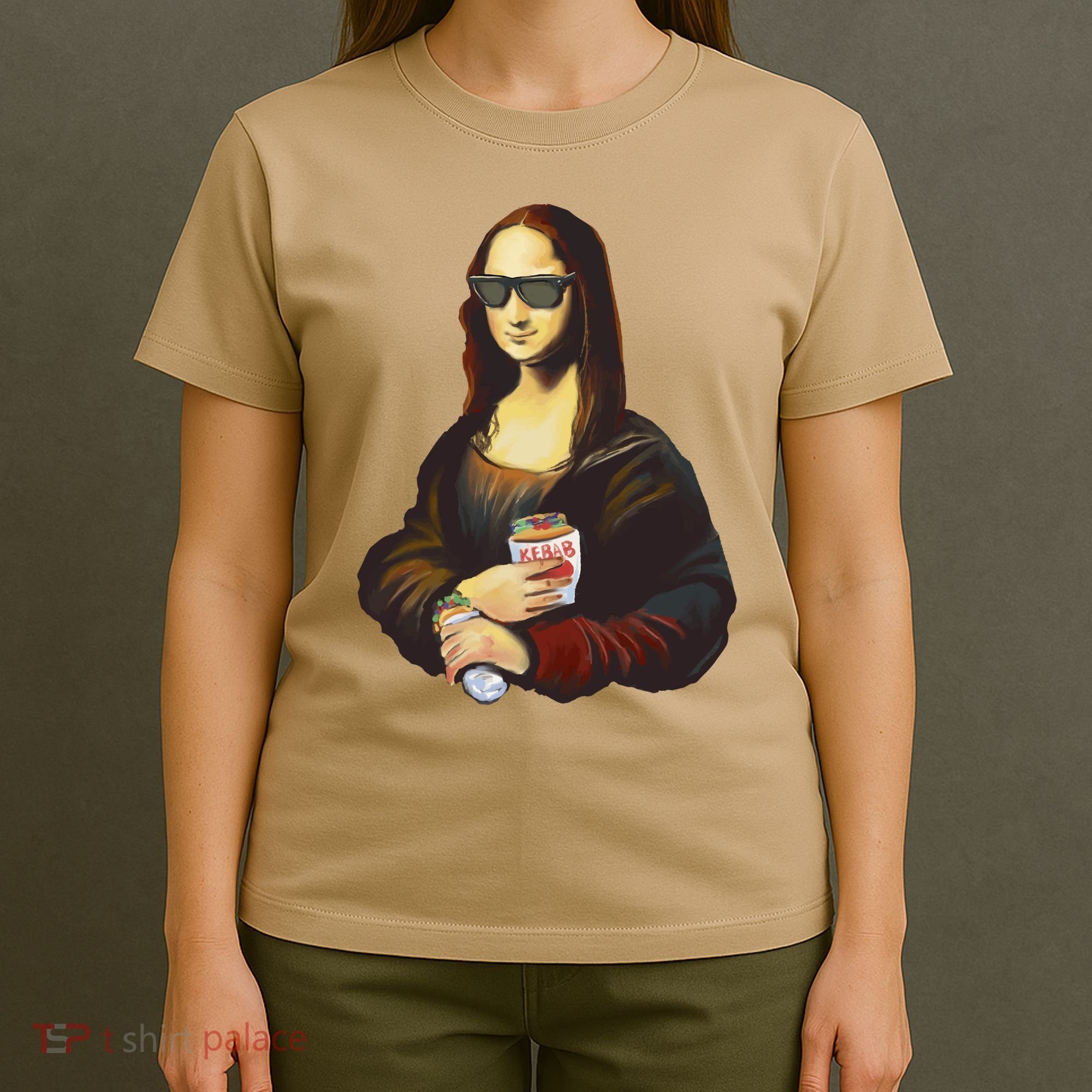 Mona Lisa Kebab T-Shirt