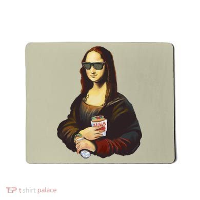 Mona Lisa Kebab Mousepad
