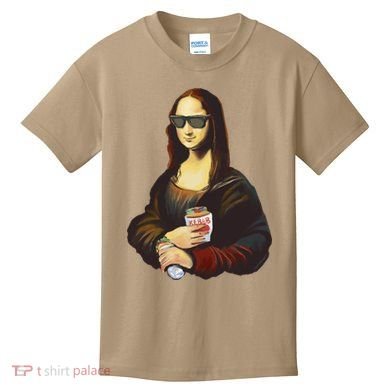 Mona Lisa Kebab Kids T-Shirt