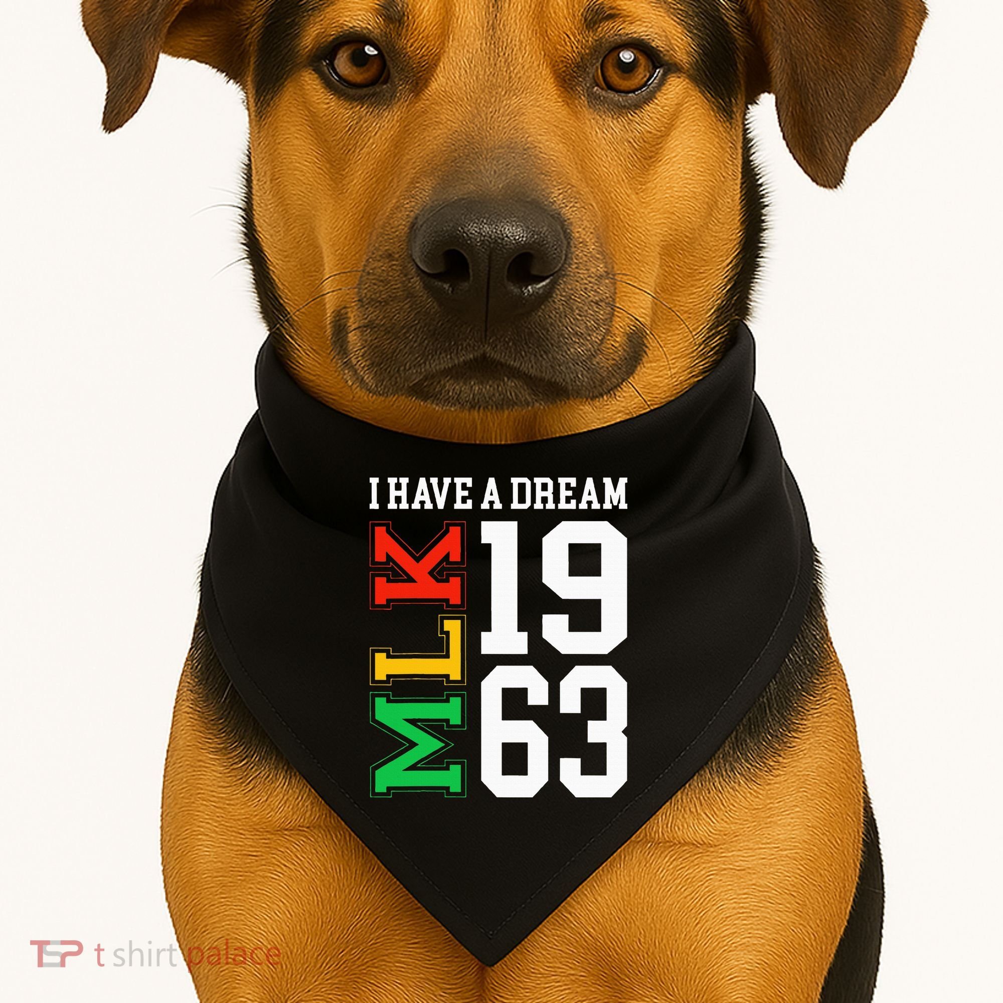 Martin Luther King Jr. Day I Have A Dream Mlk Day USA-Made Doggie Bandana
