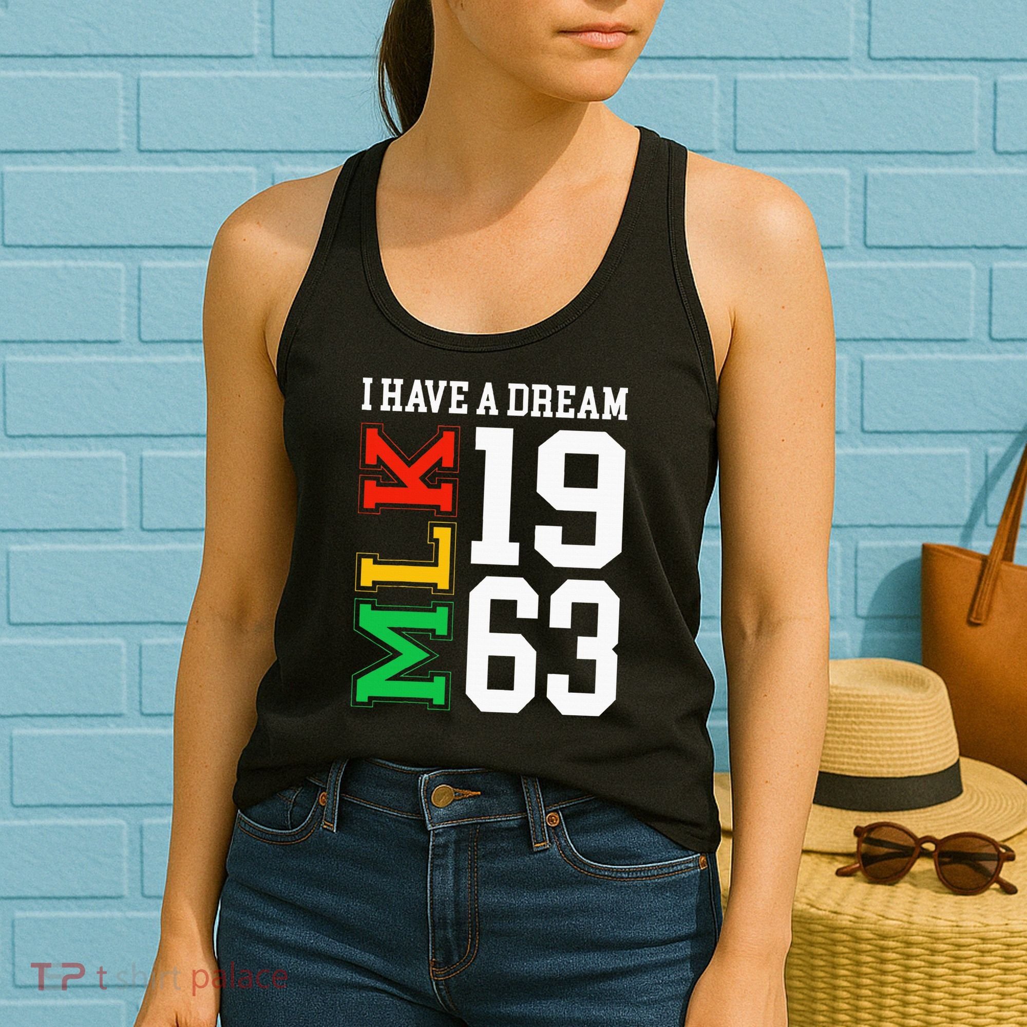 Martin Luther King Jr. Day I Have A Dream Mlk Day Women's Tank Top