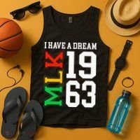 Martin Luther King Jr. Day I Have A Dream Mlk Day Tank Top thumb 4