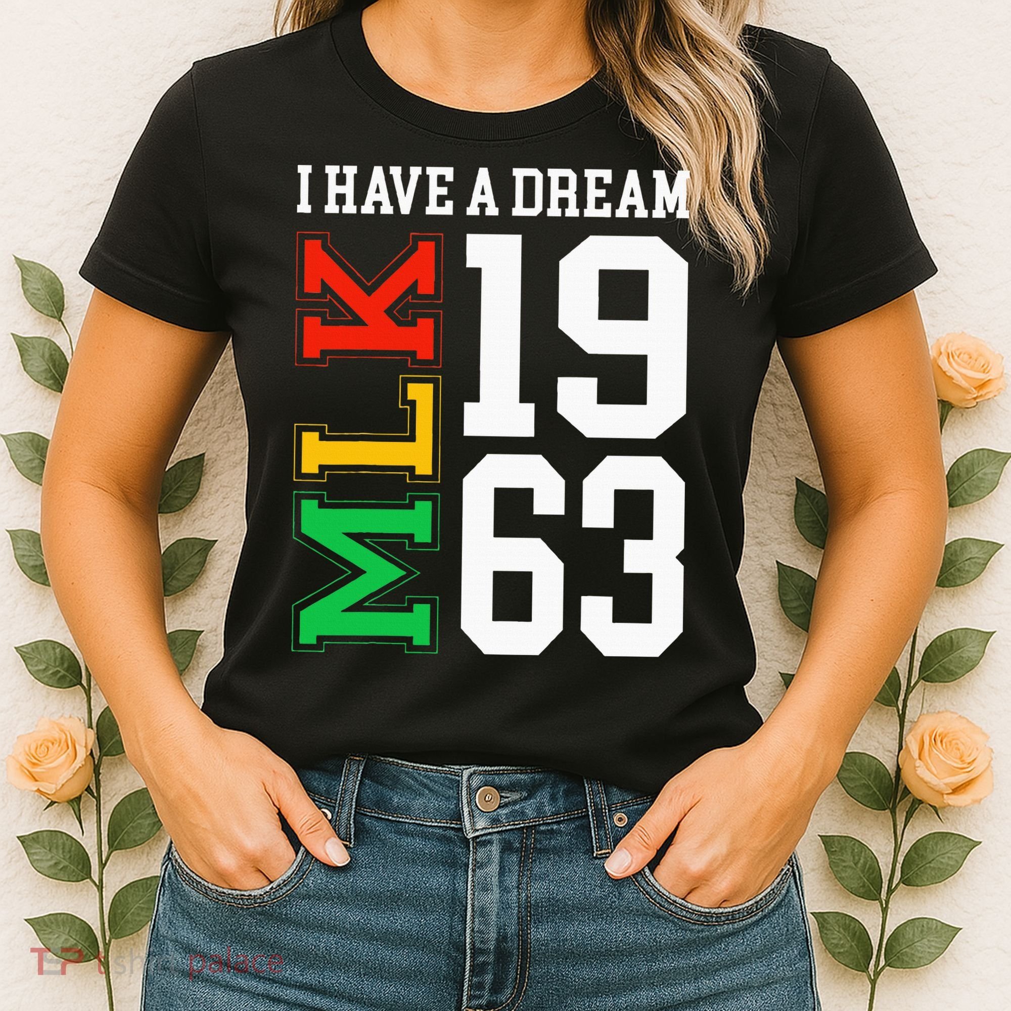 Martin Luther King Jr. Day I Have A Dream Mlk Day Women's T-Shirt
