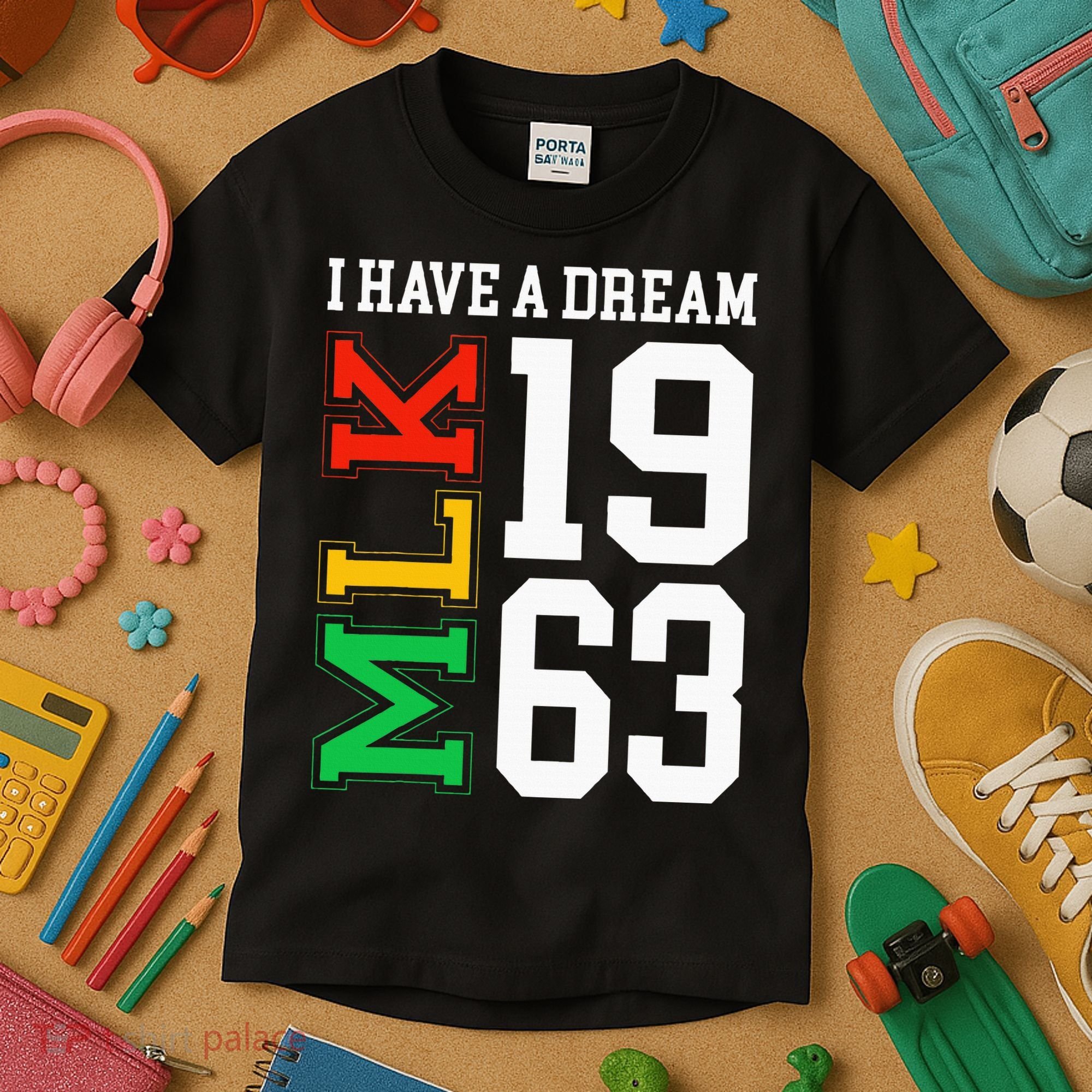 Martin Luther King Jr. Day I Have A Dream Mlk Day Kids T-Shirt
