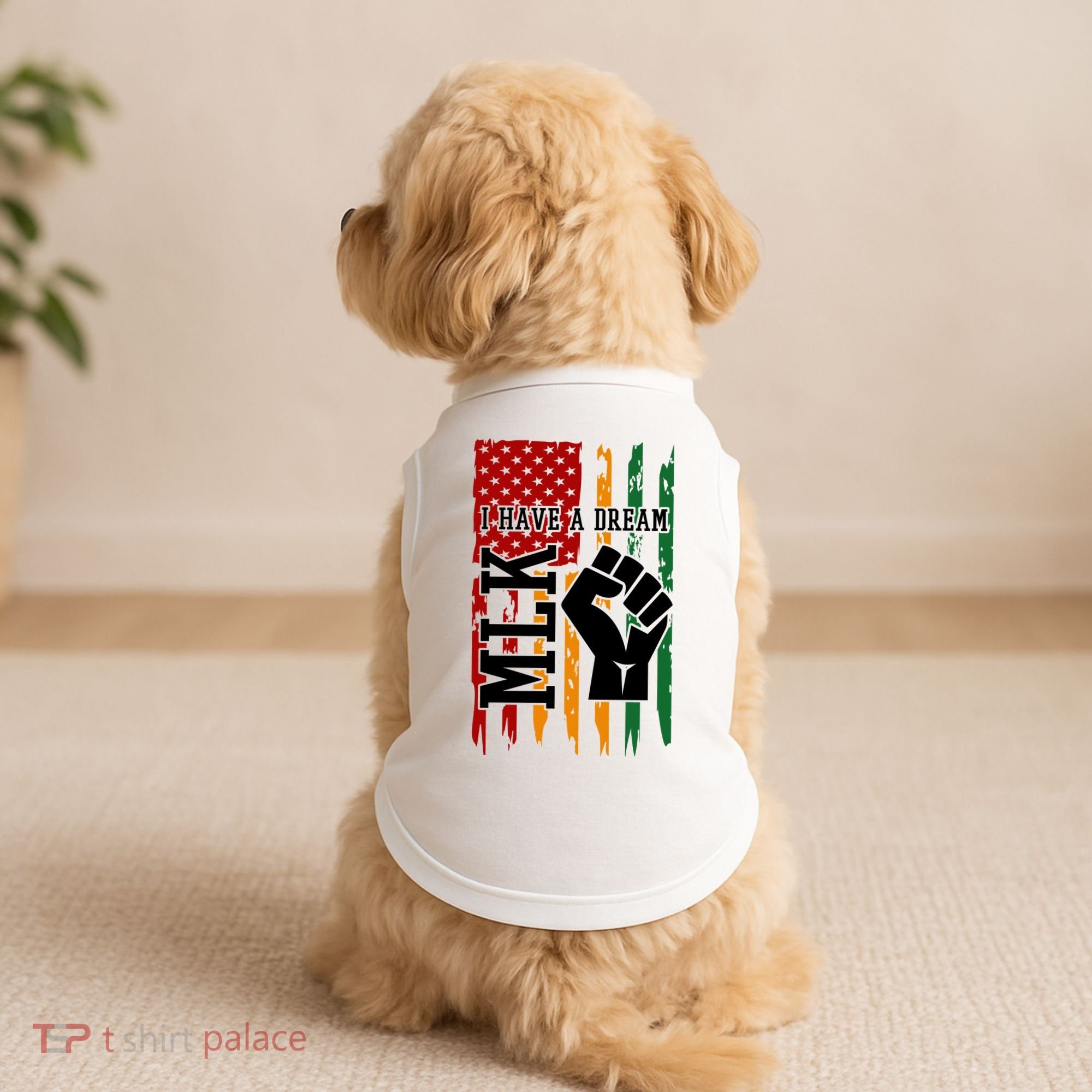 Martin Luther King I Have A Dream African American Doggie Tank
