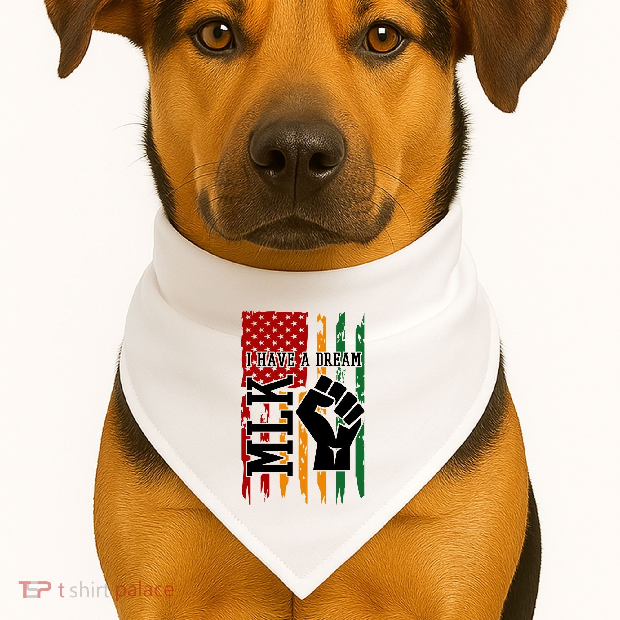 Martin Luther King I Have A Dream African American USA-Made Doggie Bandana
