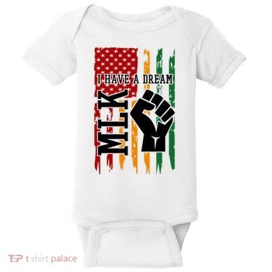 Martin Luther King I Have A Dream African American Baby Bodysuit