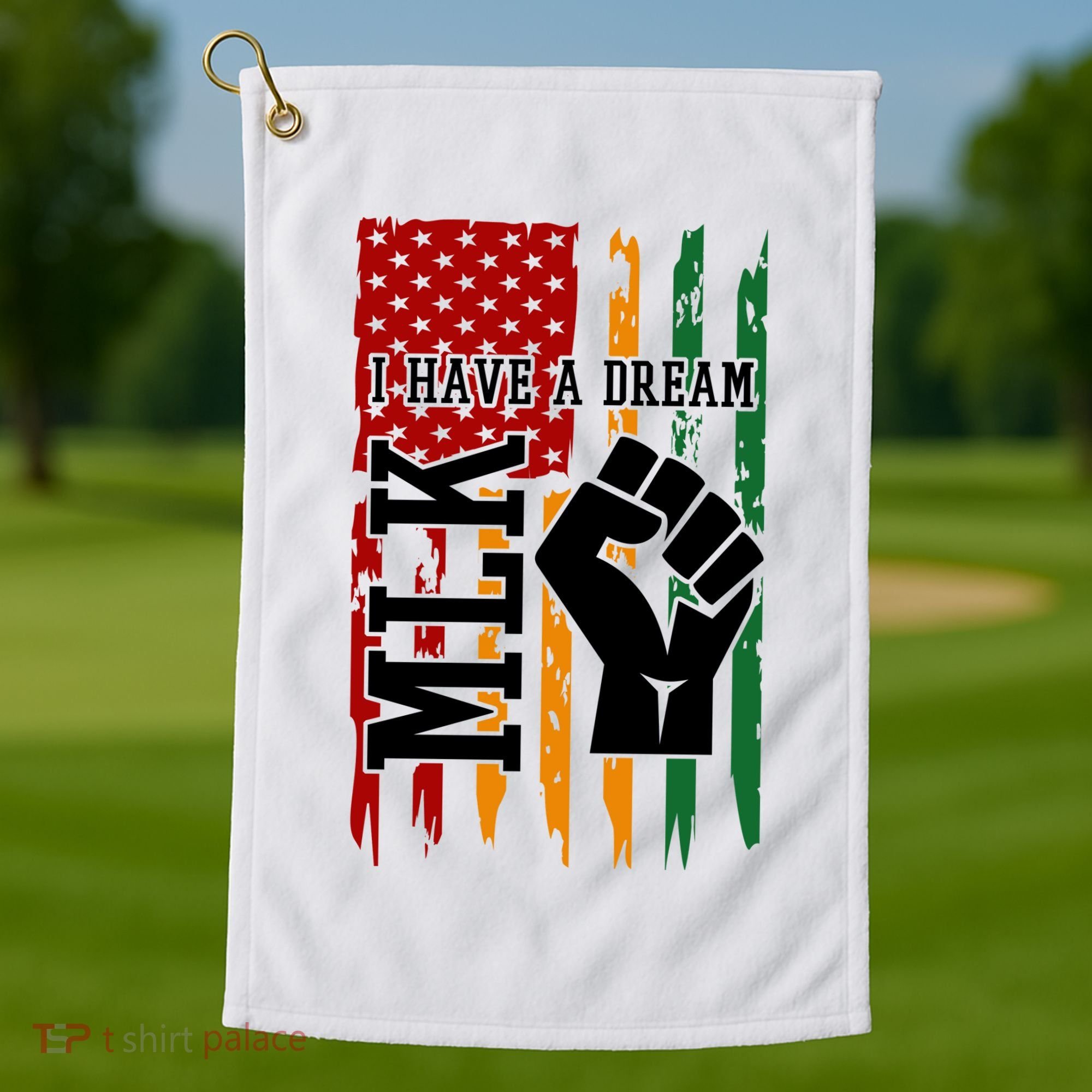 Martin Luther King I Have A Dream African American Golf Towel