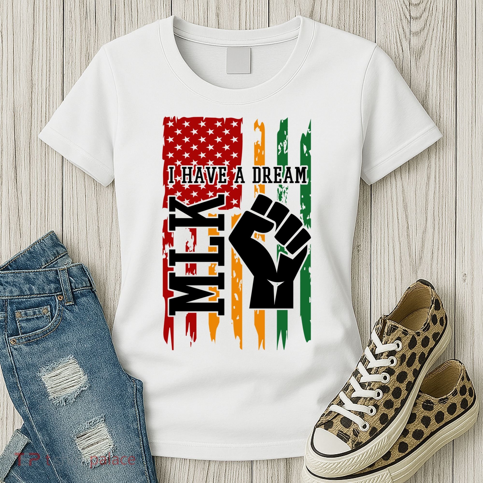 Martin Luther King I Have A Dream African American Women's T-Shirt