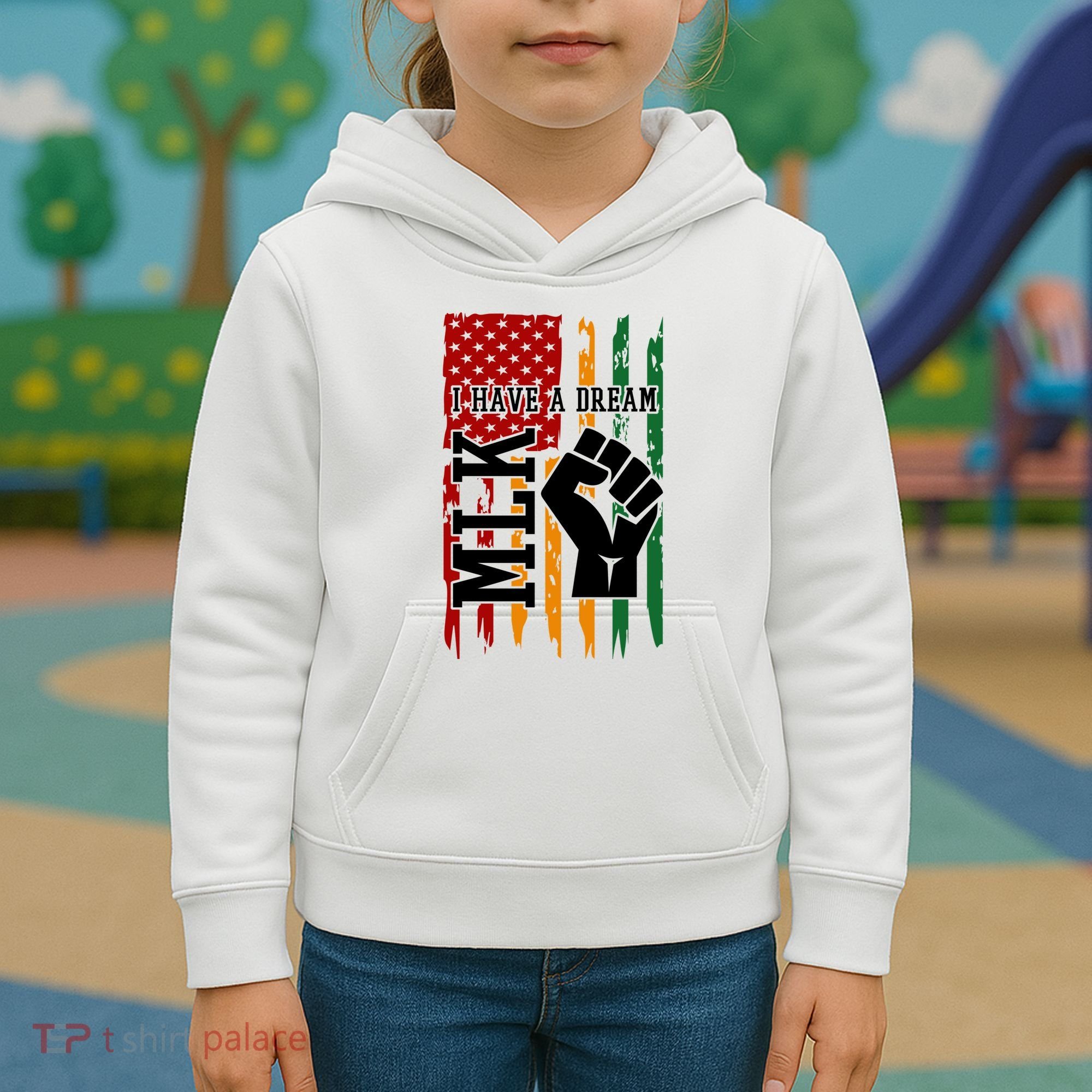 Martin Luther King I Have A Dream African American Kids Hoodie