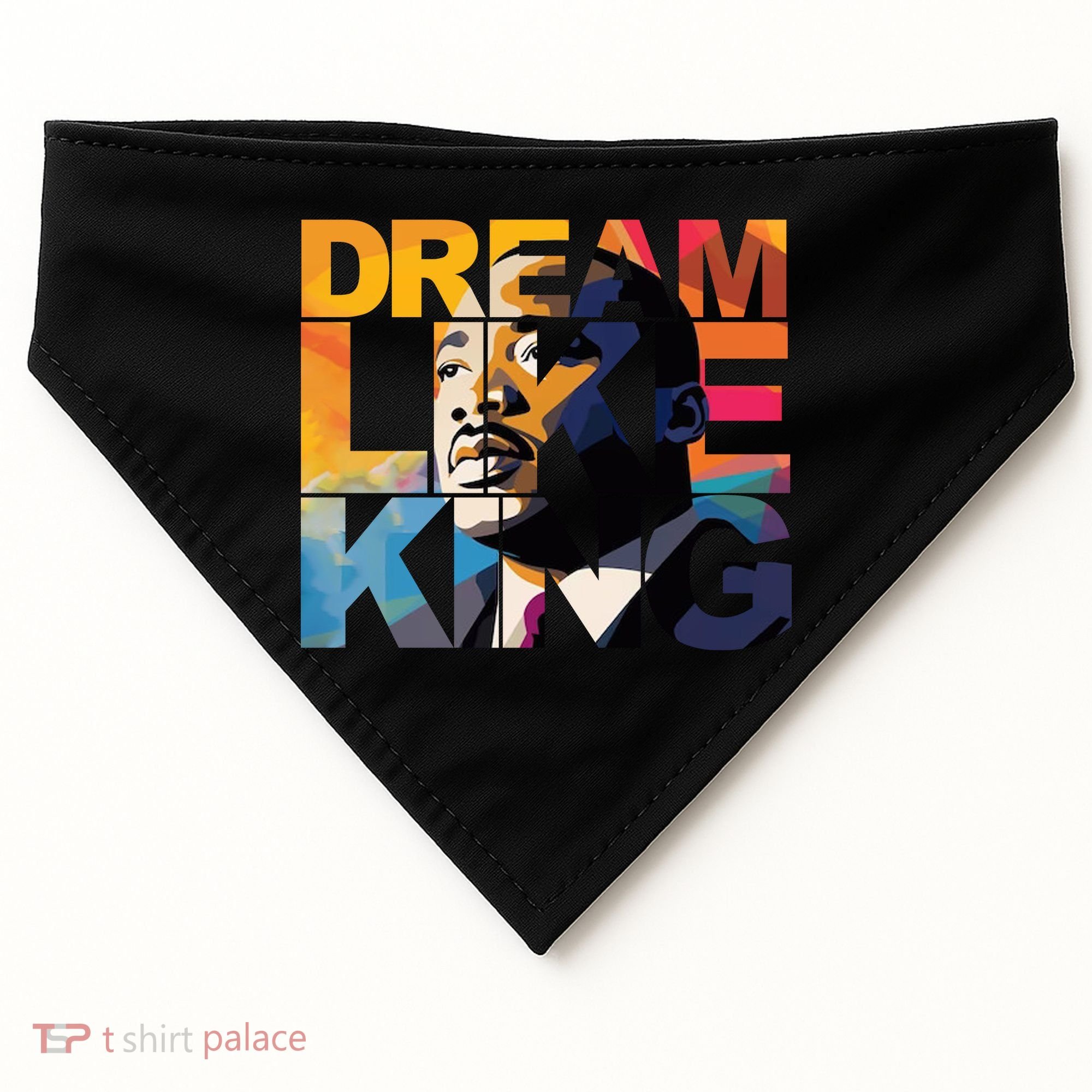Martin Luther King Day Black History Month I Have A Dream USA-Made Doggie Bandana