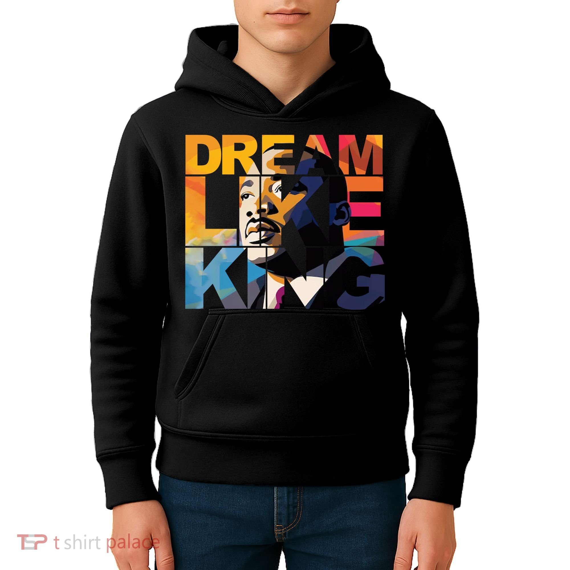 Martin Luther King Day Black History Month I Have A Dream Kids Hoodie