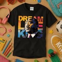 Martin Luther King Day Black History Month I Have A Dream Kids T-Shirt thumb 3