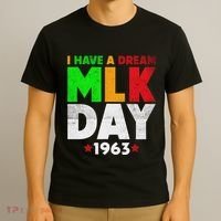 Martin Luther King Jr. Day I Have A Dream Mlk Day Colorful T-Shirt thumb 3