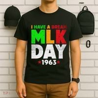 Martin Luther King Jr. Day I Have A Dream Mlk Day Colorful T-Shirt thumb 6