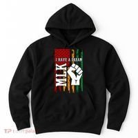 Martin Luther King Jr. Day Mlk American Flag Hoodie thumb 0