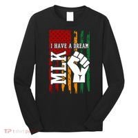Martin Luther King Jr. Day Mlk American Flag Long Sleeve Shirt thumb 0