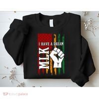 Martin Luther King Jr. Day Mlk American Flag Sweatshirt thumb 2