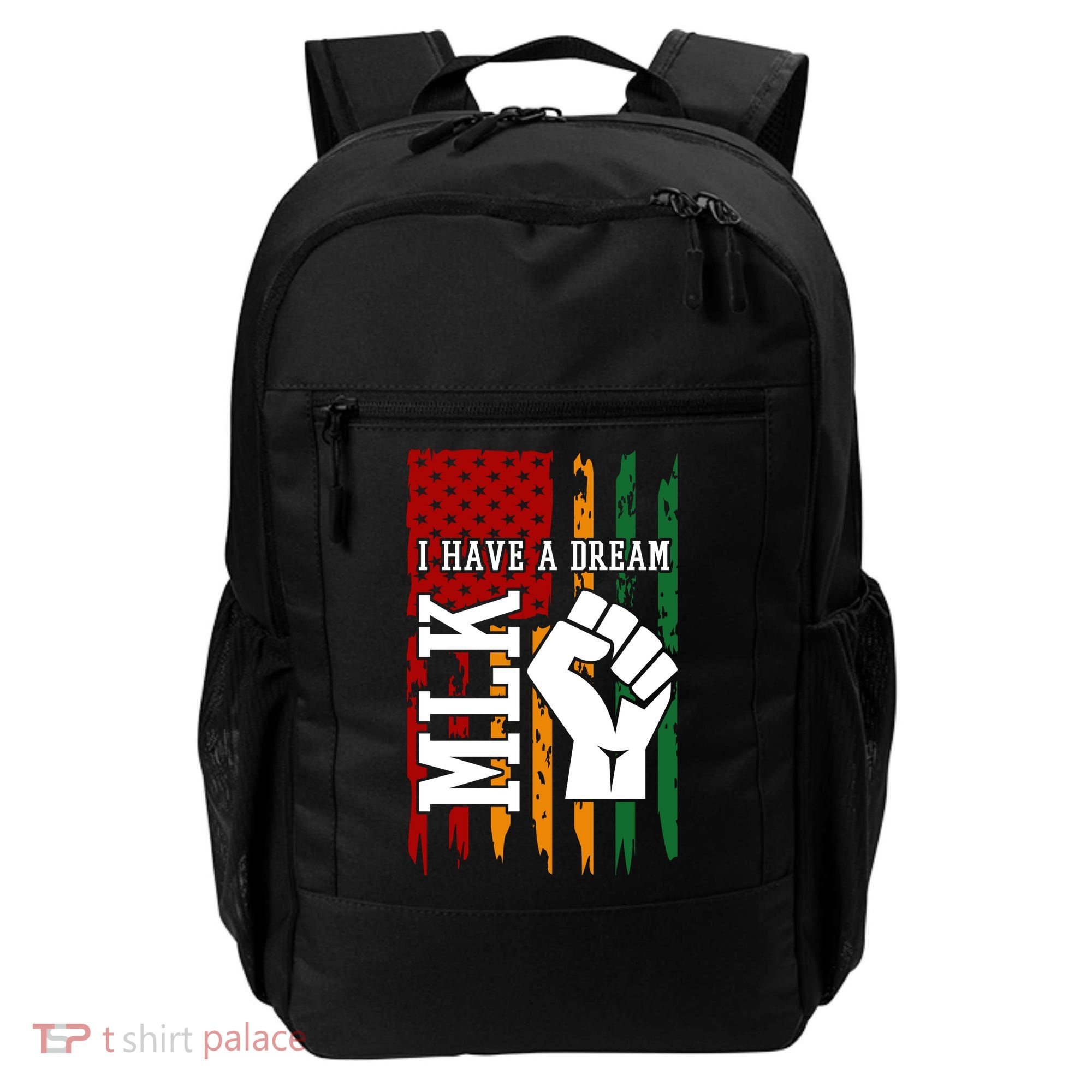 Martin Luther King Jr. Day Mlk American Flag Backpack