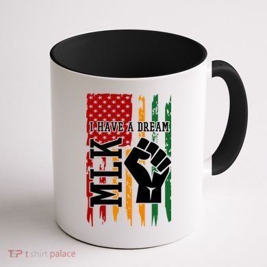 Martin Luther King Jr. Day Mlk American Flag Coffee Mug back