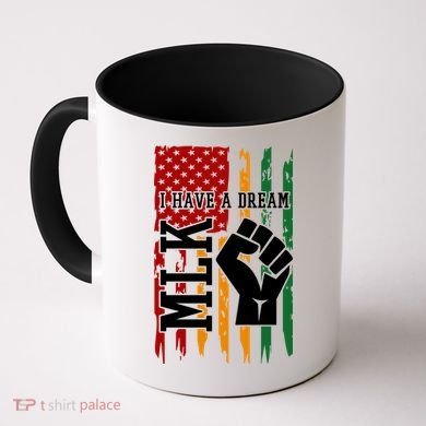Martin Luther King Jr. Day Mlk American Flag Coffee Mug