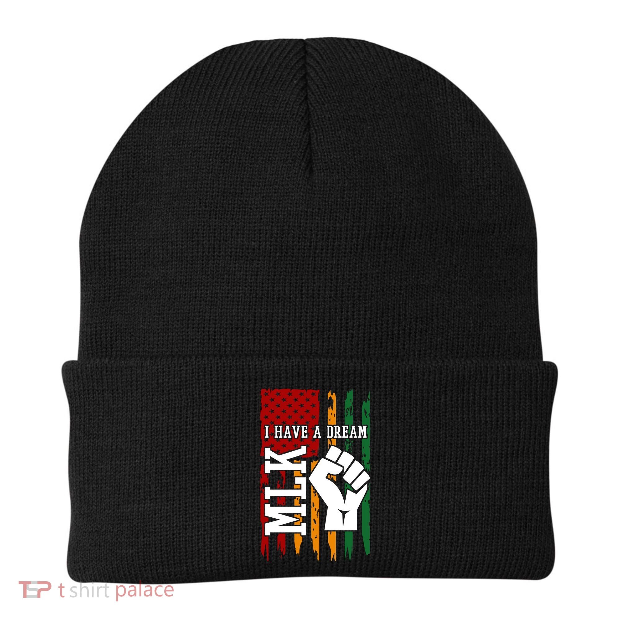 Martin Luther King Jr. Day Mlk American Flag Beanie