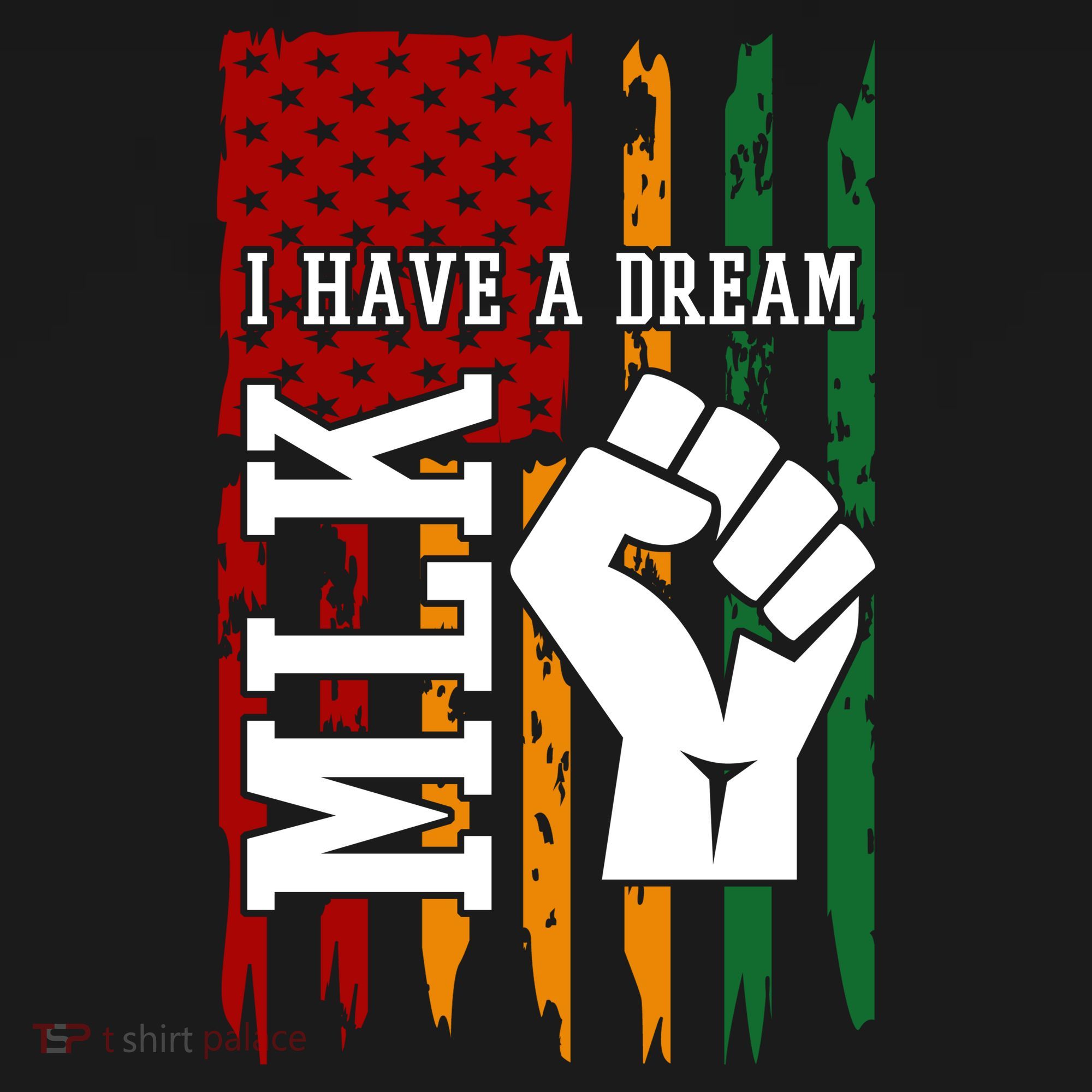 Martin Luther King Jr. Day Mlk American Flag Coaster