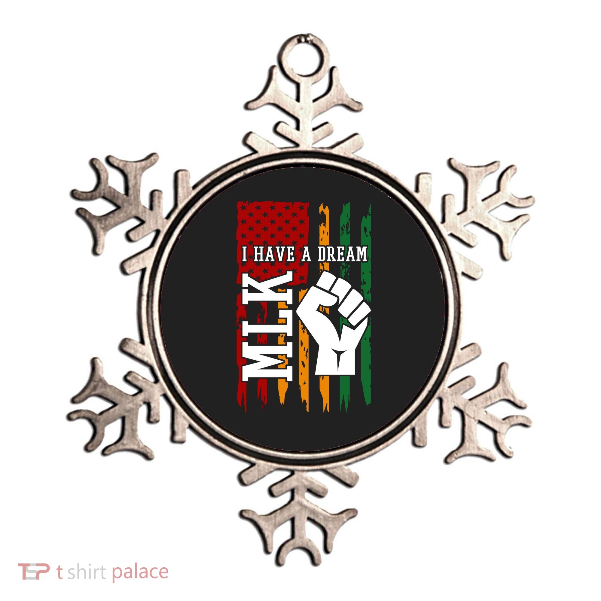 Martin Luther King Jr. Day Mlk American Flag Ornament
