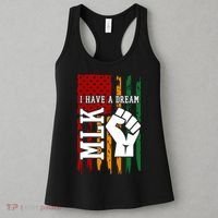 Martin Luther King Jr. Day Mlk American Flag Women's Tank Top thumb 3