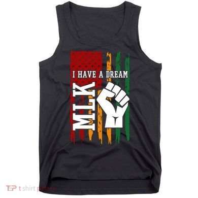 Martin Luther King Jr. Day Mlk American Flag Tank Top