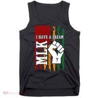 Martin Luther King Jr. Day Mlk American Flag Tank Top thumb 0