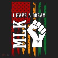 Martin Luther King Jr. Day Mlk American Flag Golf Towel thumb 3