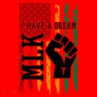 Martin Luther King Jr. Day Mlk American Flag Santa Hat thumb 1